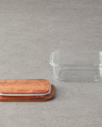 Mile Borosilicate Storage Container Transparent - 370 ml