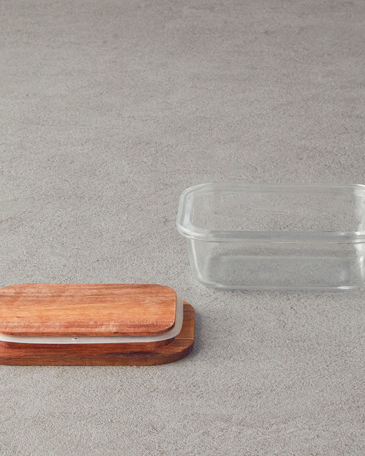 Mile Borosilicate Storage Container Transparent - 370 ml