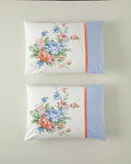 Cotton 2 pcs Pillow Case 50x70 cm Blue