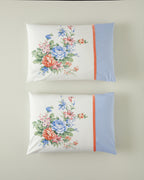 Cotton 2 pcs Pillow Case 50x70 cm Blue