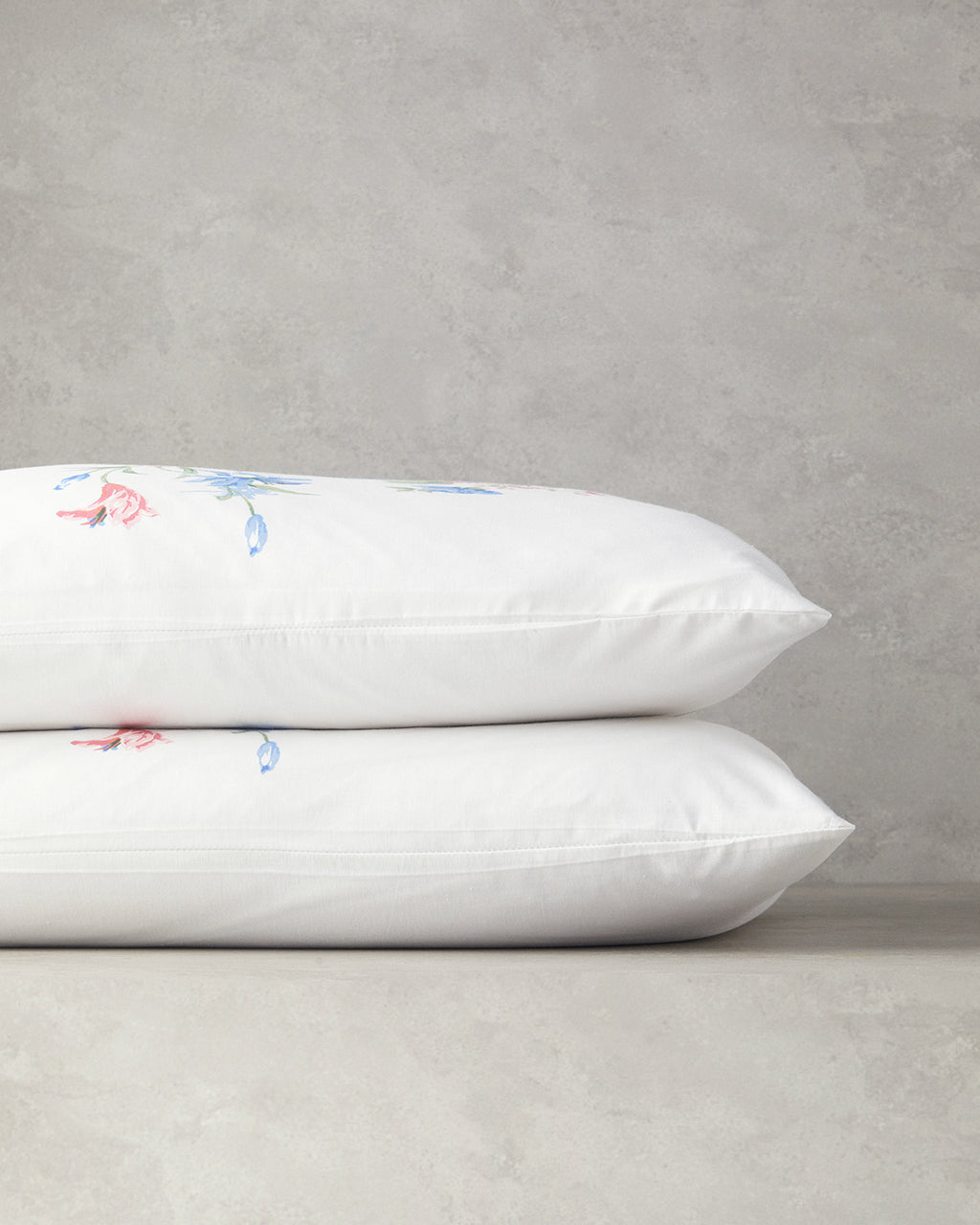 Cotton 2 pcs Pillow Case 50x70 cm Blue (view 2)