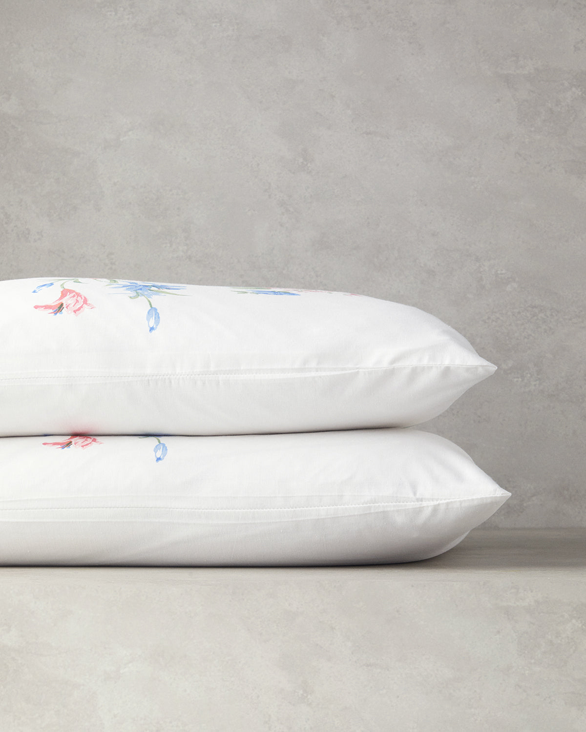 Cotton 2 pcs Pillow Case 50x70 cm Blue (view 2)