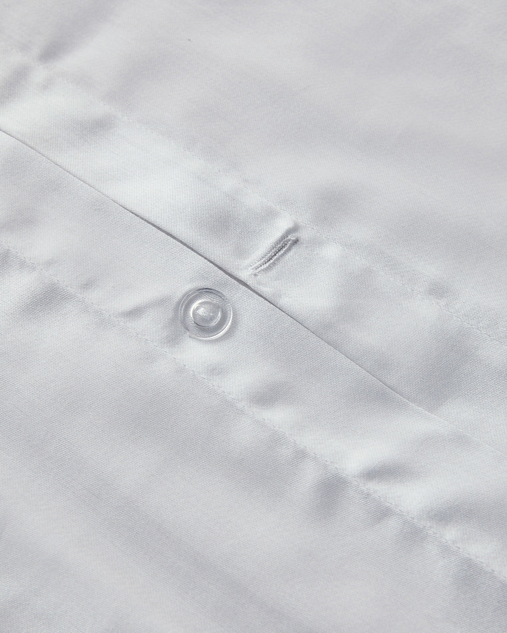 Gleam Binding Cotton Satin Double Size Duvet Cover Set 200x220 cm White - Navy Blue (view 4)