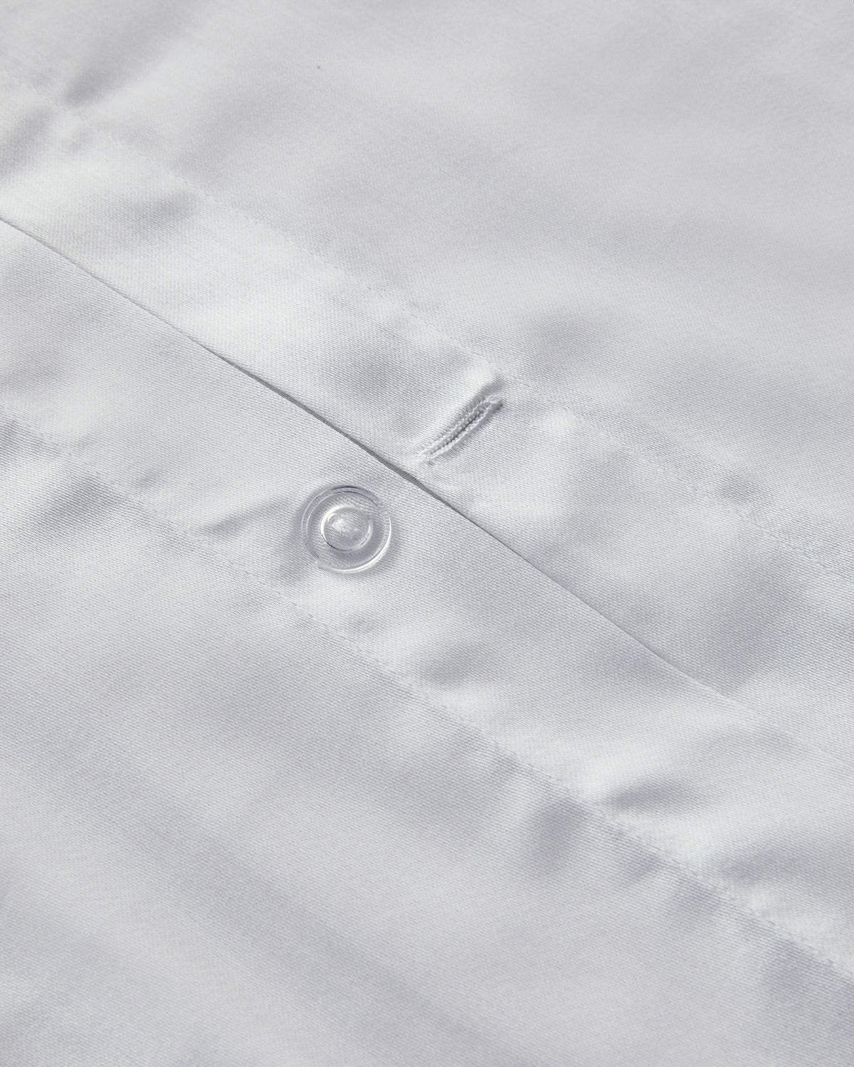 Gleam Binding Cotton Satin Double Size Duvet Cover Set 200x220 cm White - Navy Blue (view 4)