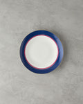 Bone Porcelain Serving Plate 25 cm - Navy Blue