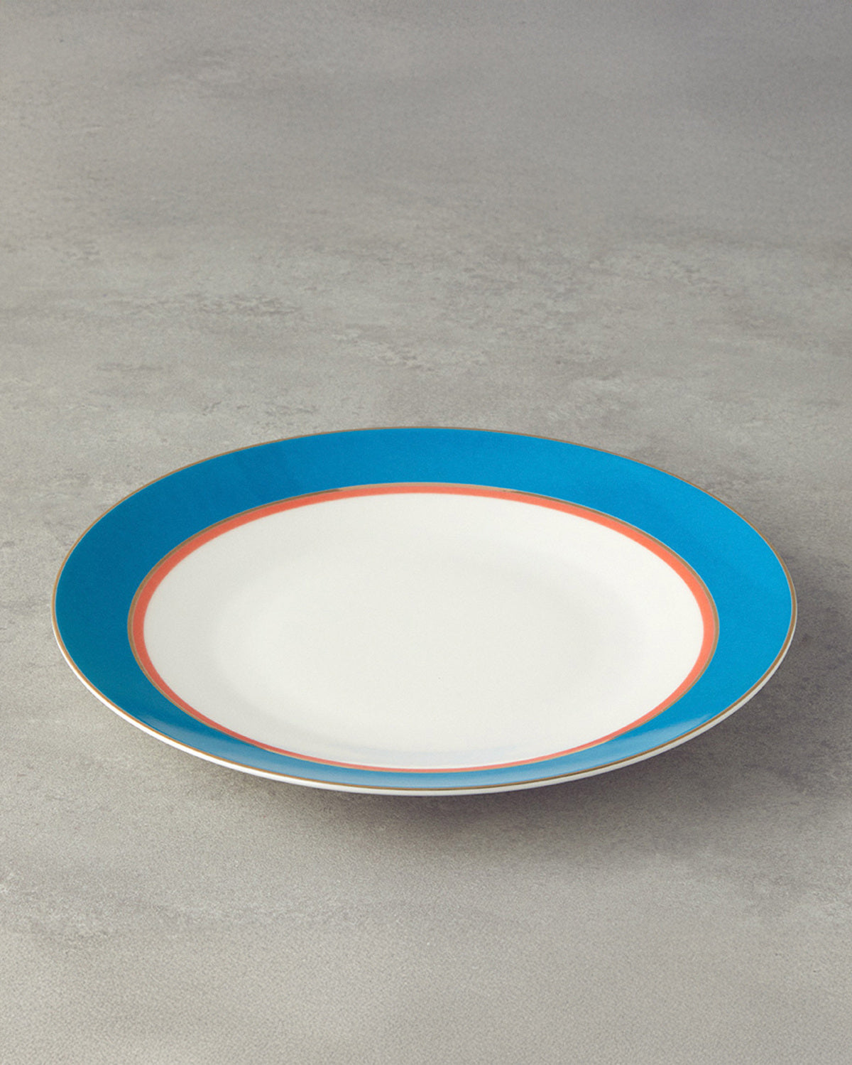Bone Porcelain Serving Plate 25 cm - Orange (view 4)