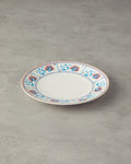 Carnival Leaves Bone Porcelain Cake Plate 20 cm Colored