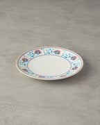 Carnival Leaves Bone Porcelain Cake Plate 20 cm Colored