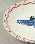 Carnival Phenix Bone Porcelain Cake Plate 20 cm Blue - Green (view 2)