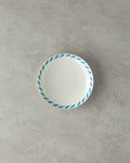 Bone Porcelain Deep Plate 20 cm Blue