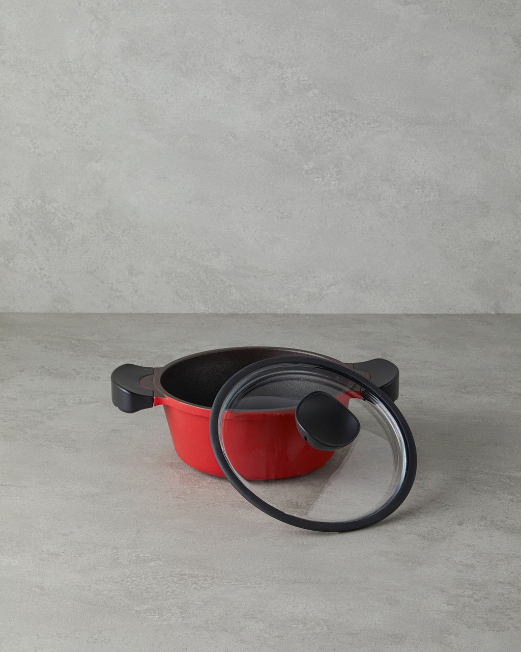 Prime Red Love Cast Aluminum Deep Pot Red - 20 cm