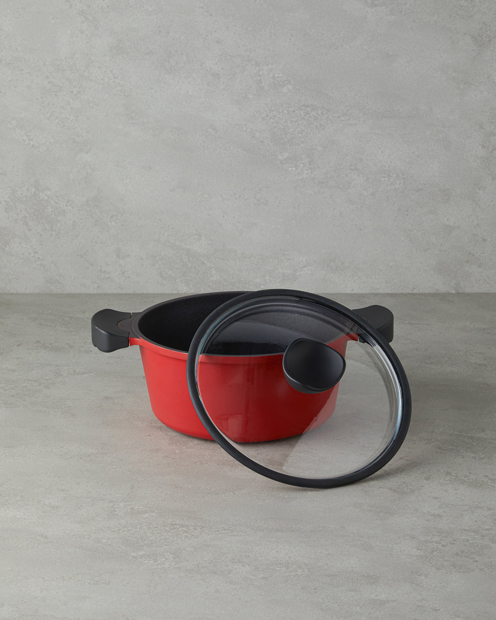 Prime Red Love Cast Aluminum Deep Pot Red (view 5)
