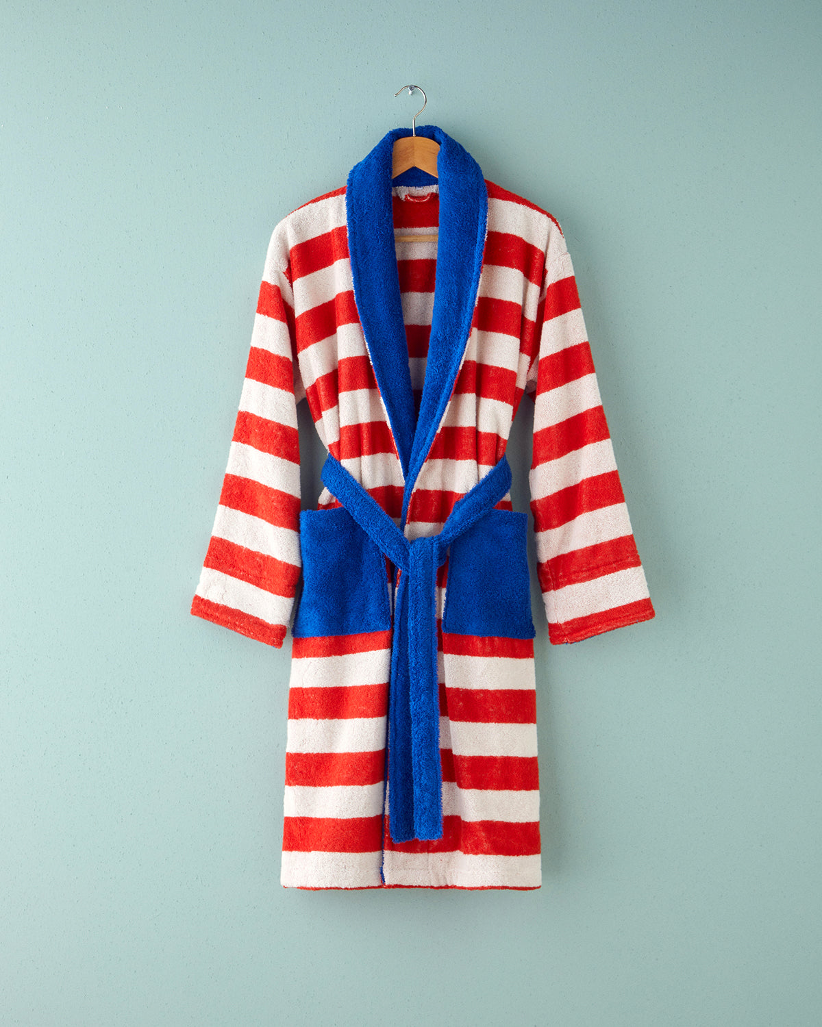 Funny Lines Cotton with Dyed Thread Bathrobe (view 7)