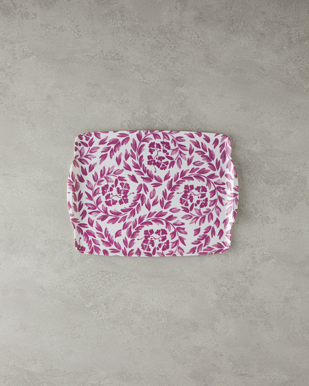 Melamine Anti-slip Tray 27x36 cm - Fuchsia