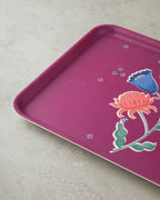 Melamine Anti-slip Tray 27x36 cm Fuchsia (view 2)