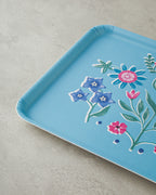 Melamine Anti-slip Tray 27x36 cm Blue (view 2)