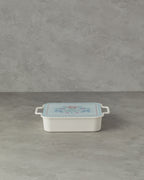 Alysa Melamine with Glass Cover (4-piece) Breakfast Container 30x21 cm Colored
