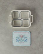 Alysa Melamine with Glass Cover (4-piece) Breakfast Container 30x21 cm Colored (view 3)