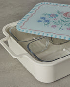 Alysa Melamine with Glass Cover (4-piece) Breakfast Container 30x21 cm Colored (view 4)