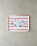 Melamine Anti-slip Tray 27x36 cm Red