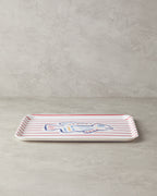 Melamine Anti-slip Tray 27x36 cm Red (view 2)