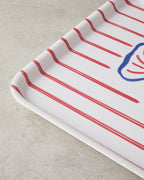 Melamine Anti-slip Tray 27x36 cm Red (view 3)