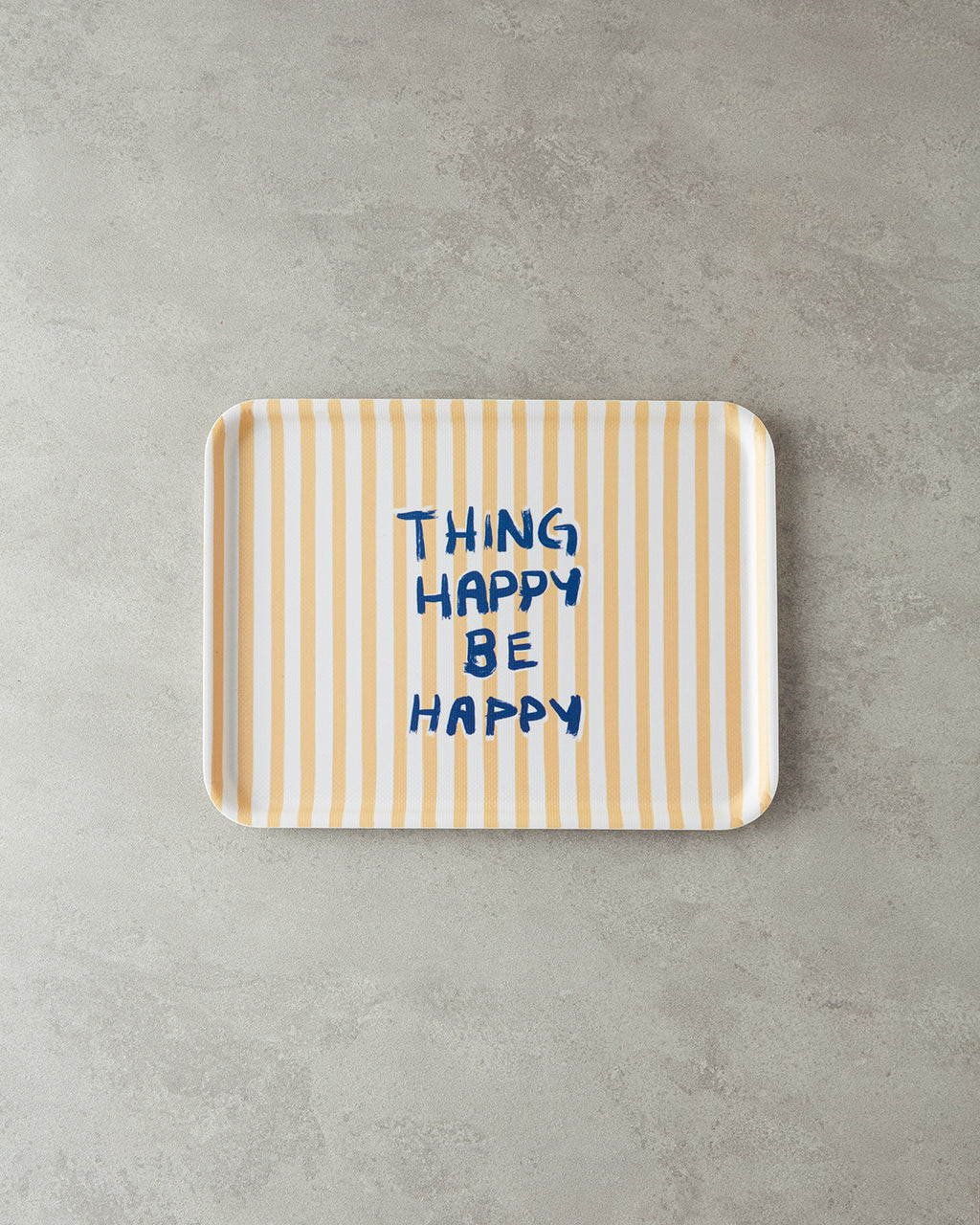 Melamine Anti-slip Tray 27x36 cm Yellow