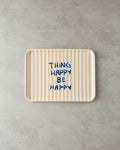 Melamine Anti-slip Tray 27x36 cm Yellow