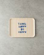 Melamine Anti-slip Tray 27x36 cm Yellow