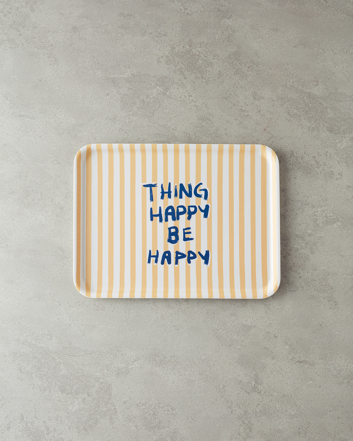 Melamine Anti-slip Tray 27x36 cm Yellow