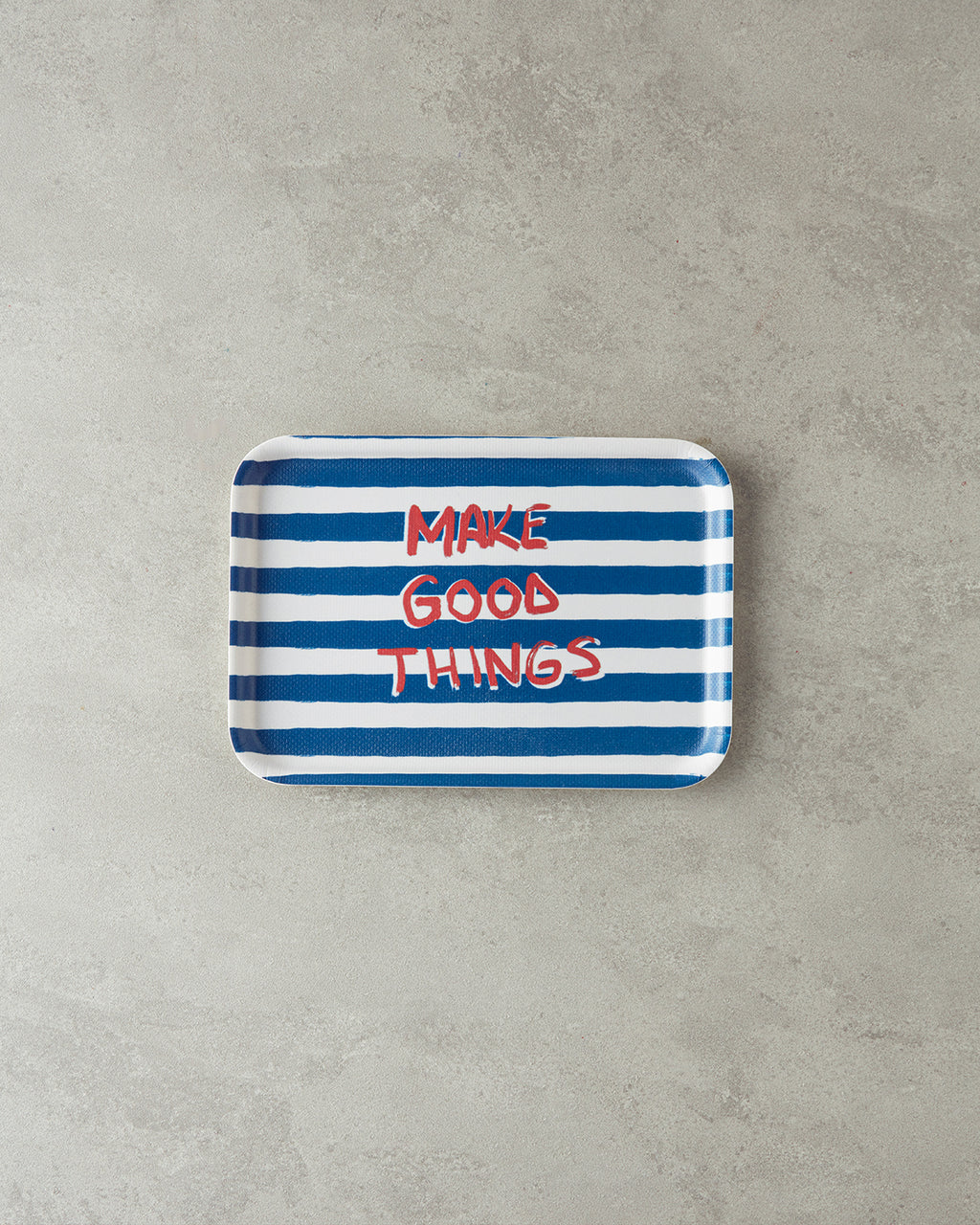 Melamine Anti-slip Tray 20x28.5 cm Navy Blue