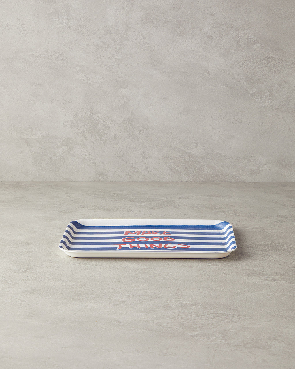 Melamine Anti-slip Tray 20x28.5 cm Navy Blue (view 2)