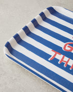 Melamine Anti-slip Tray 20x28.5 cm Navy Blue (view 3)