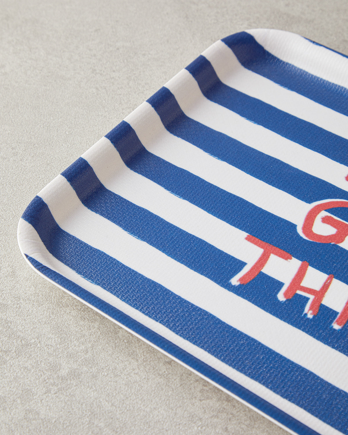 Melamine Anti-slip Tray 20x28.5 cm Navy Blue (view 3)
