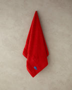 Nemo Cotton Embroidered Face Towel 50x80 cm - Red