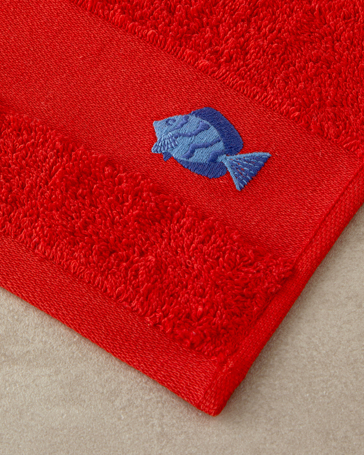 Nemo Cotton Embroidered Face Towel 50x80 cm - Blue (view 2)