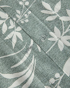 Spring Leaves Crêpe Duvet Cover Set Green (view 5)