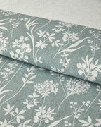 Spring Leaves Crêpe Duvet Cover Set Green (view 10)