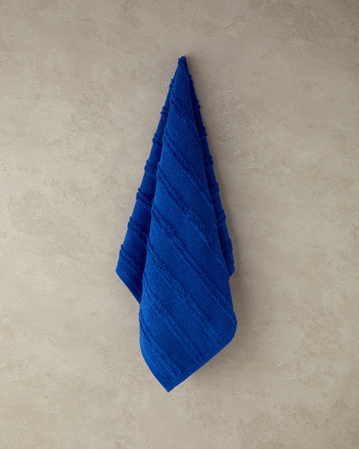 Plume Way Cotton Face Towel 50x80 cm - Navy Blue