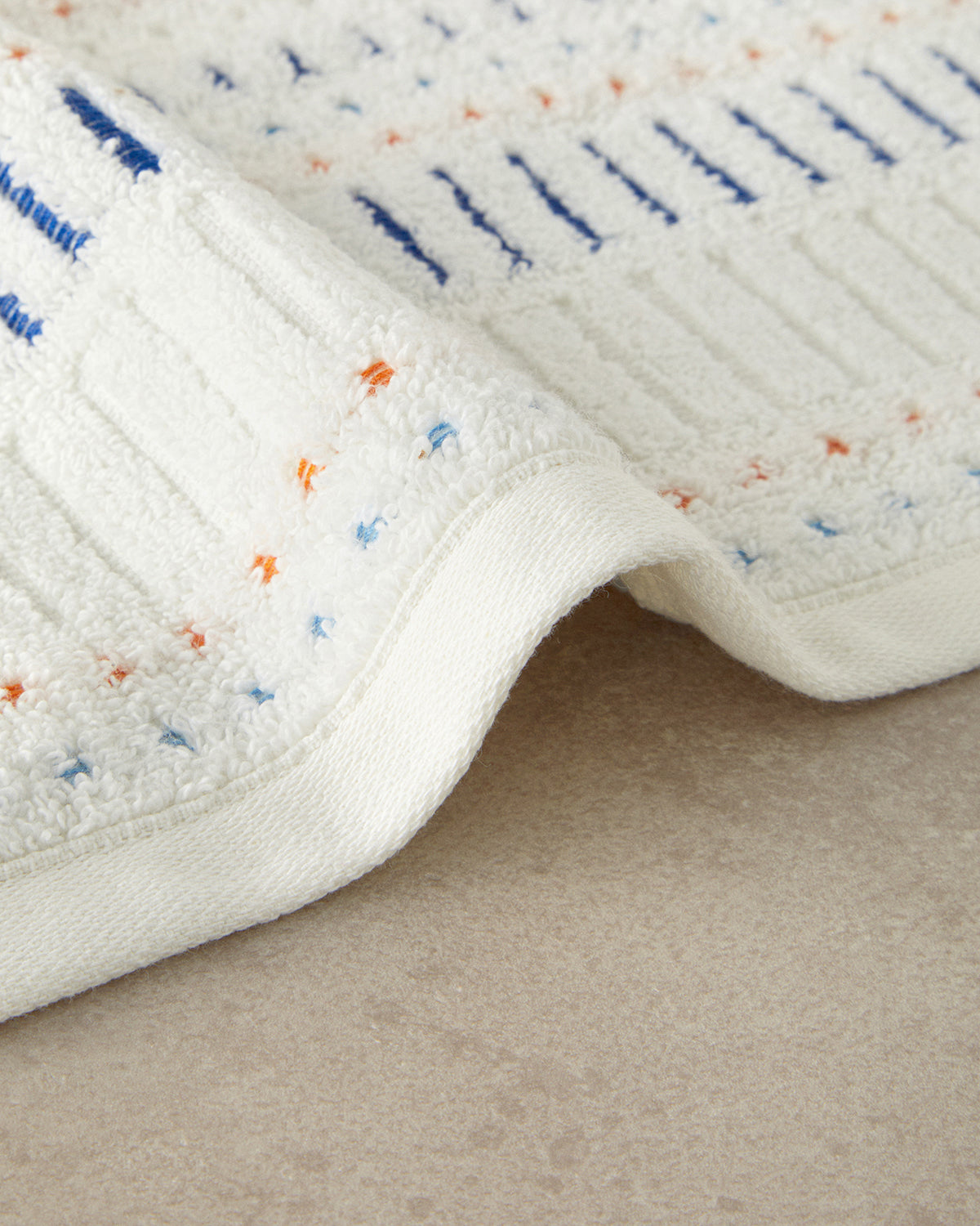 Colorido Cotton Face Towel 50x80 cm Ecru (view 2)