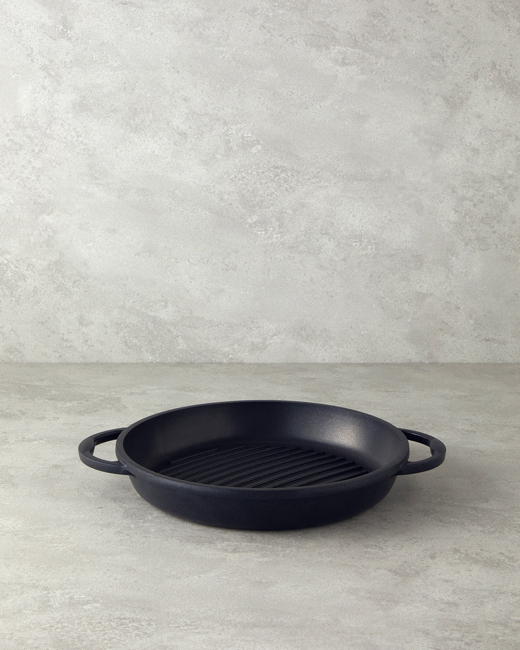 Perfecto Cast Aluminum Round Grill Griddle 28 cm Black