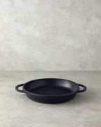 Perfecto Cast Aluminum Round Grill Griddle 28 cm Black
