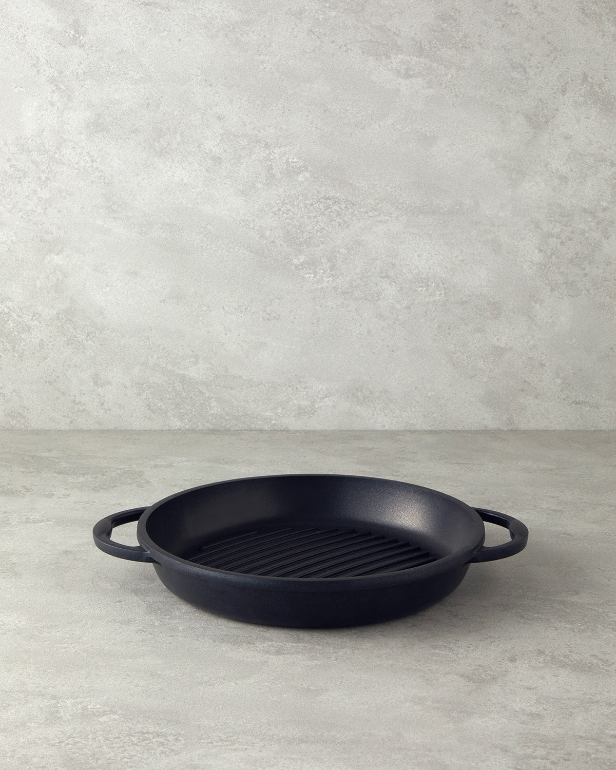 Perfecto Cast Aluminum Round Grill Griddle 28 cm Black