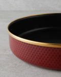 Copenhagen Enamel Non-stick Griddle 26 cm Maroon
