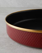 Copenhagen Enamel Non-stick Griddle 26 cm Maroon