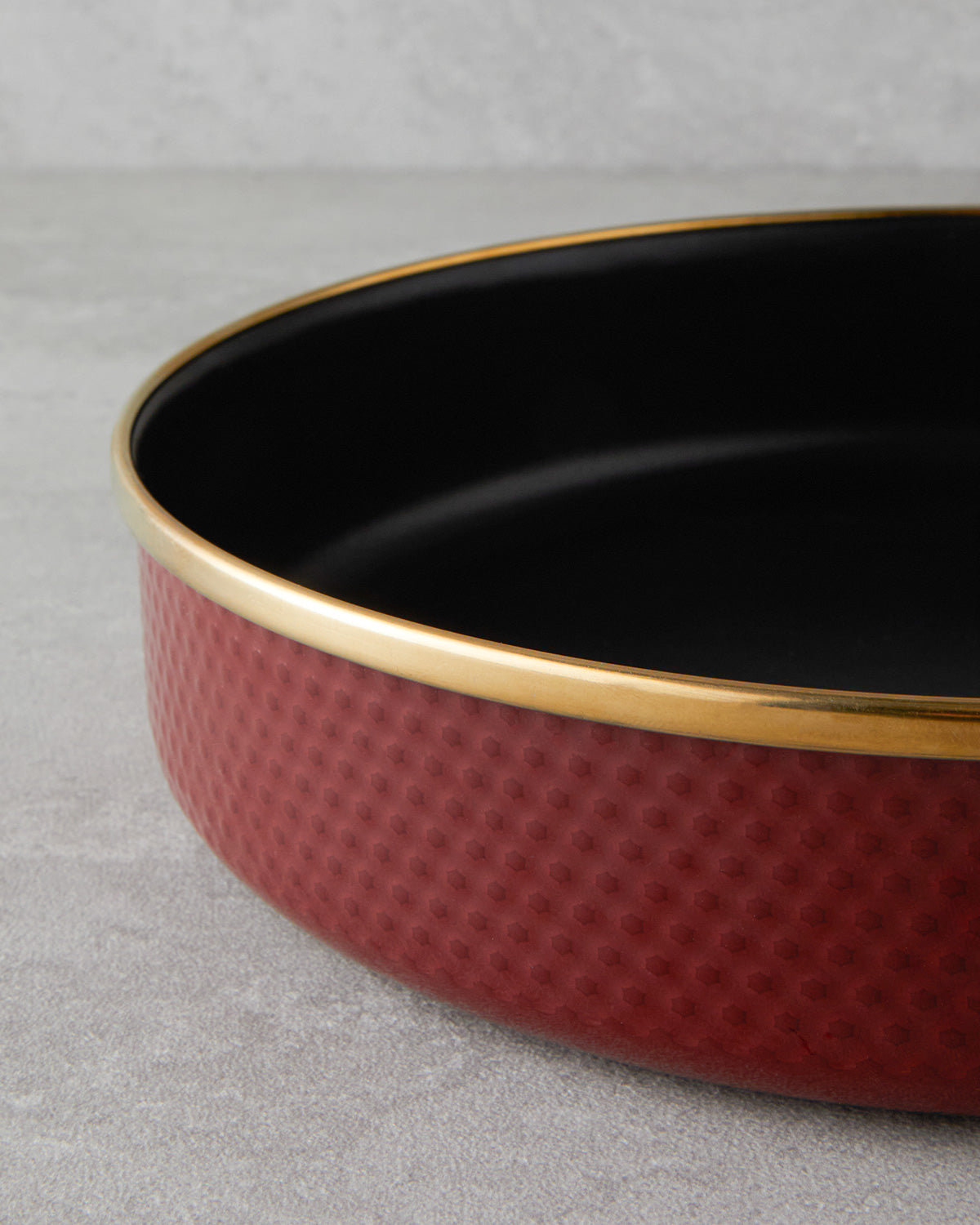 Copenhagen Enamel Non-stick Griddle 26 cm Maroon
