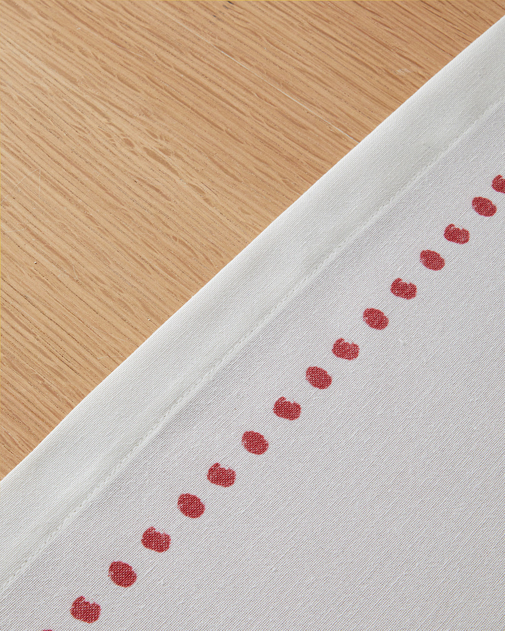 Fishes Cotton Runner 40x140 cm White (view 2)