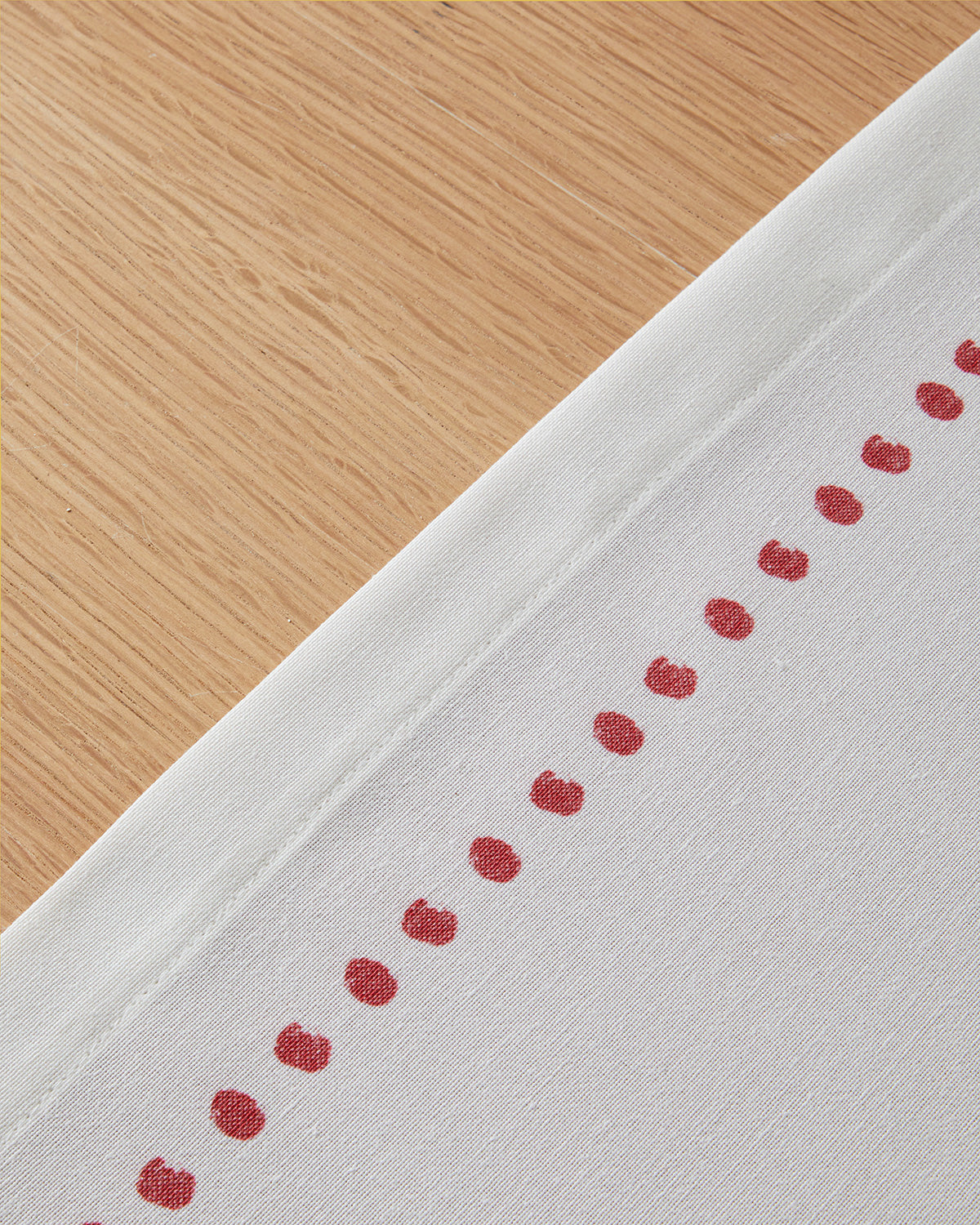 Fishes Cotton Runner 40x140 cm White (view 2)