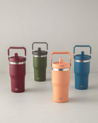 Good Mood Fiera Stainless Steel Flask - Maroon - 900 ml (view 5)