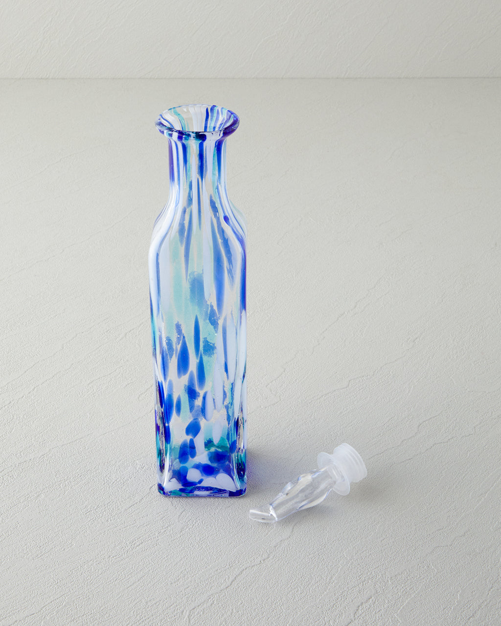 Pattern Glass Oil 450 ml Blue (view 2)